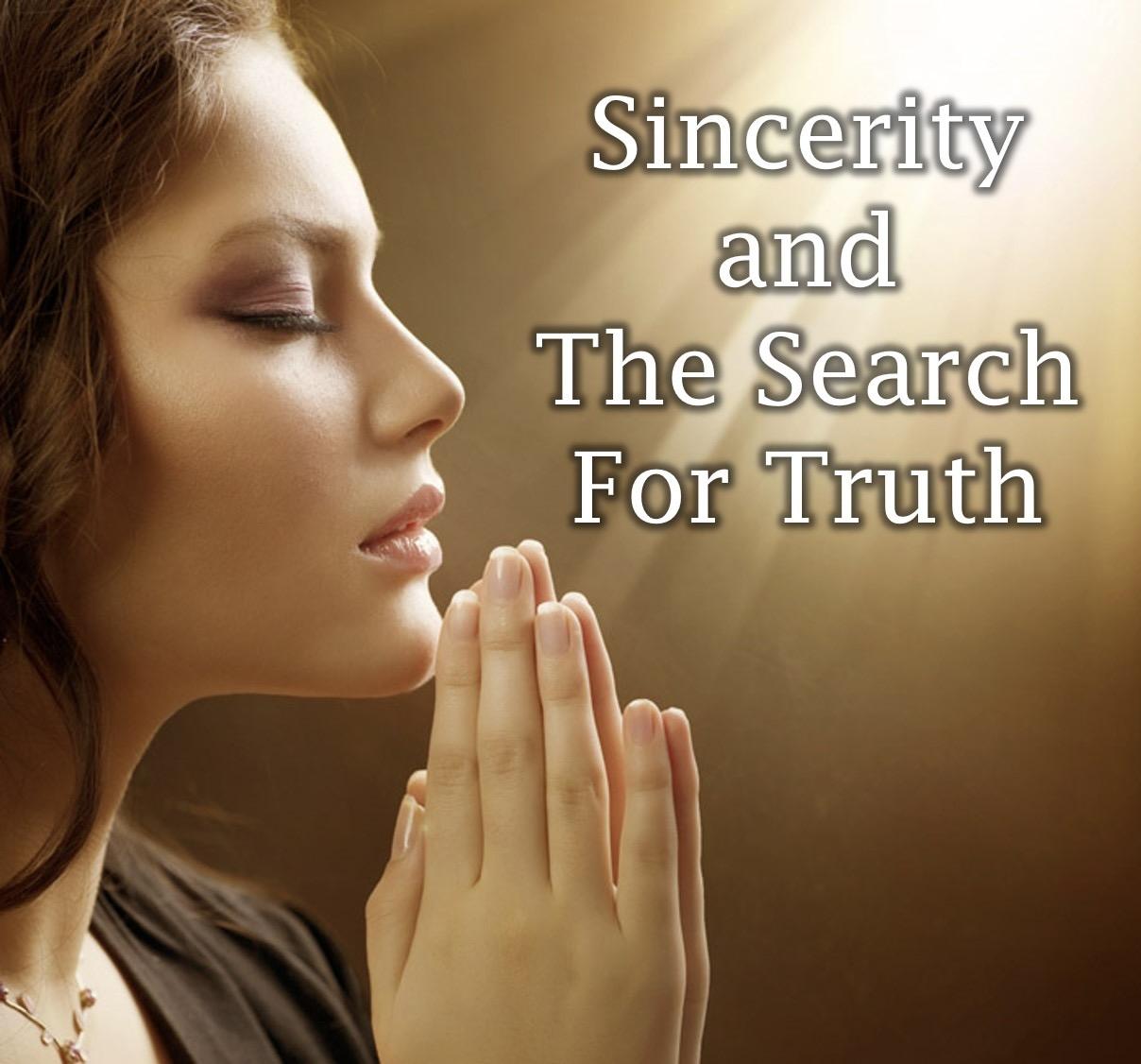 Sincerity and the Search for Truth